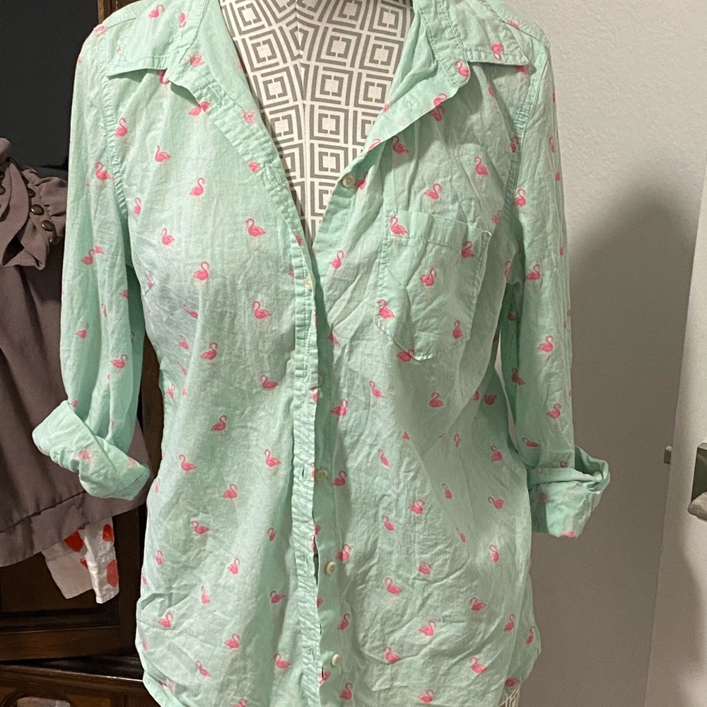 Flamingo button up